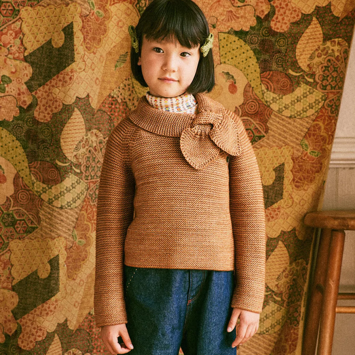 Scout Pullover in Rose Gold by Misha & Puff