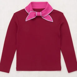 Scout Top in Cranberry by Misha & Puff - Last One In Stock - 6 Years