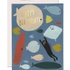 Scuba Birthday Greetings Card by Red Cap Cards