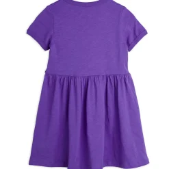 Seagull Embroidered Short Sleeve Dress by Mini Rodini