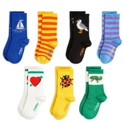 Seagull Socks (7 Pack) by Mini Rodini