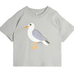 Seagull T Shirt in Grey by Mini Rodini