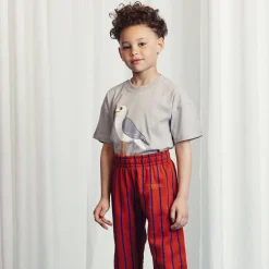 Seagull T Shirt in Grey by Mini Rodini