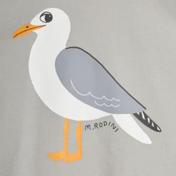 Seagull T Shirt in Grey by Mini Rodini
