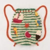 Seaside Drawstring Bag in Lawn by Misha & Puff