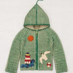 Seaside Plum Island Beach Jacket in Lawn by Misha & Puff