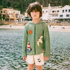 Seaside Plum Island Beach Jacket in Lawn by Misha & Puff