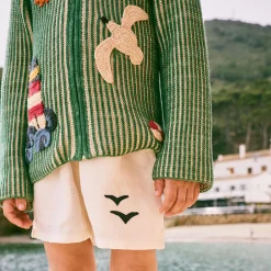 Seaside Plum Island Beach Jacket in Lawn by Misha & Puff