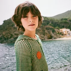 Seaside Plum Island Beach Jacket in Lawn by Misha & Puff