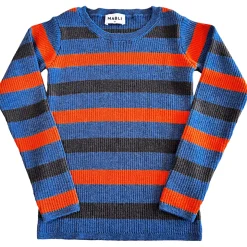 Seilio Skinny Rib in Denim Stripe by Mabli