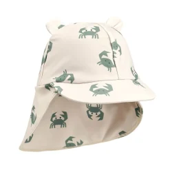 Senia UV Sun Hat With Ears in Crab / Sandy by Liewood