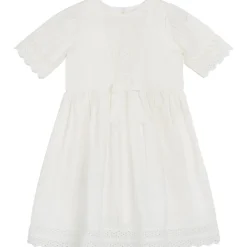 Seren Dress in Off White by Little Cotton Clothes - Last Ones In Stock - 2-4 Years