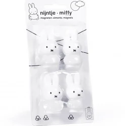Set of Four Miffy Magnets in Pure White by Atelier Pierre