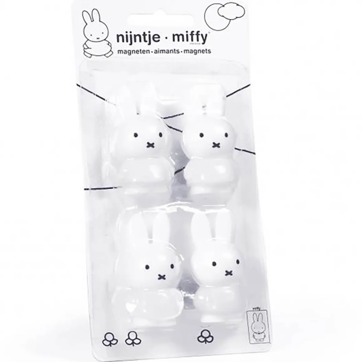 Set of Four Miffy Magnets in Pure White by Atelier Pierre