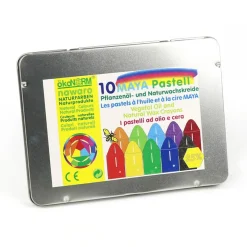 Set of 10 Maya Nawaro Pastel Oil Chalks by OkoNorm