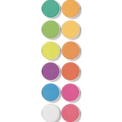 Set of 12 Neon Gouache Paint Colour Cakes by Djeco