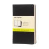 Set of Three Plain Cahier Soft Notebooks (14cm) in Black by Moleskine