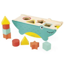 Shape Sorting Crocodile by Janod