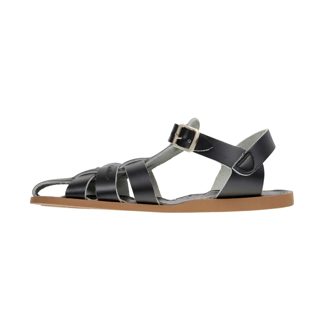 Shark Adult Sandals in Black by Salt-Water