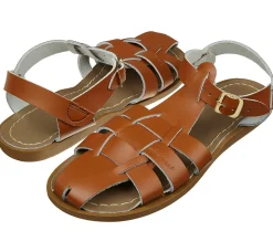 Shark Adult Sandals in Tan by Salt-Water - Last One In Stock - SW 4 / EUR 36