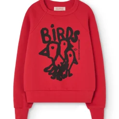 Shark Kids Sweatshirt in Red by The Animals Observatory - Last One In Stock - 4 Years