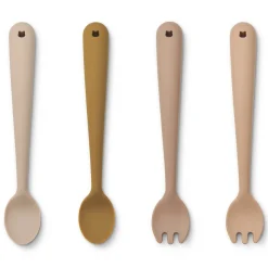 Shea Feeding Set in Rose Multi Mix by Liewood (4 Pack)
