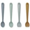 Shea Feeding Set in Whale Blue Multi Mix by Liewood (4 Pack)