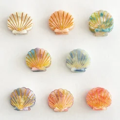 Shell Mini Hair Claw (2cm) in Various Colours by Hello Sakura