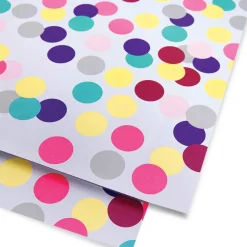 Shiki Multicolour Dots Gift Wrap by Kelly Hyatt for Lagom Design
