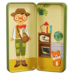 Shine Bright Dinosaur Discovery Magnetic Play Set by Petit Collage