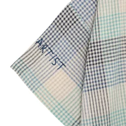 Shirt nº04 in Turquoise Grey by True Artist