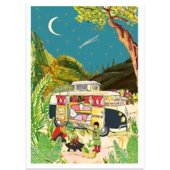 Shooting Star Greetings Card by Wildflower Cards