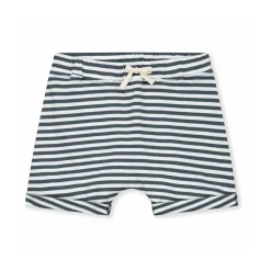 Shorts in Blue Grey / Off White by Gray Label