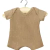 Shorty Romper (28cm Doll) in Cacao by Minikane