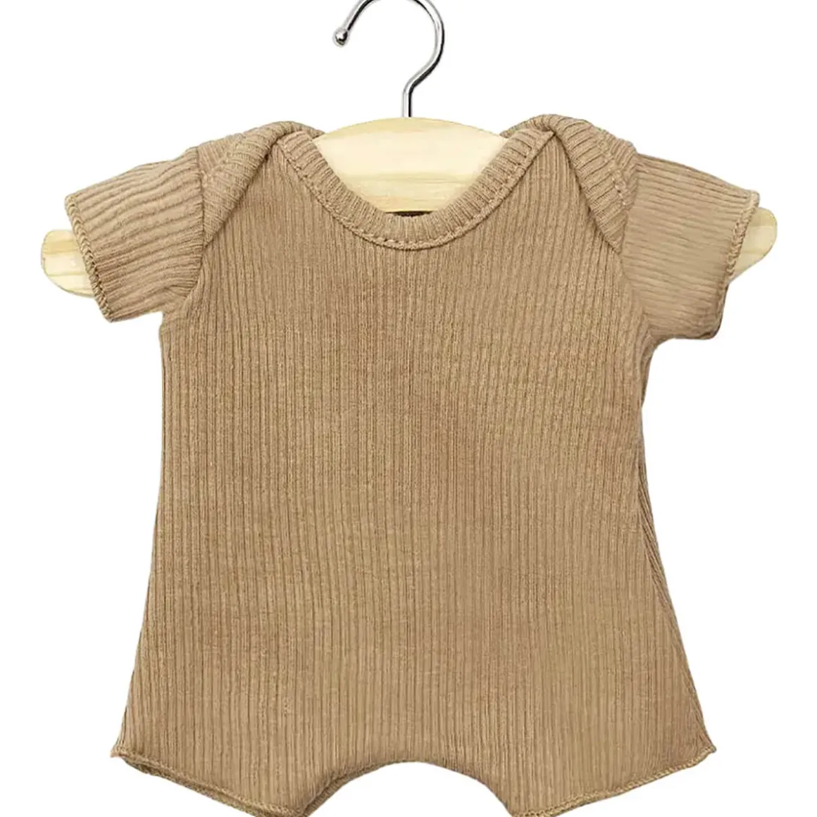 Shorty Romper (28cm Doll) in Cacao by Minikane