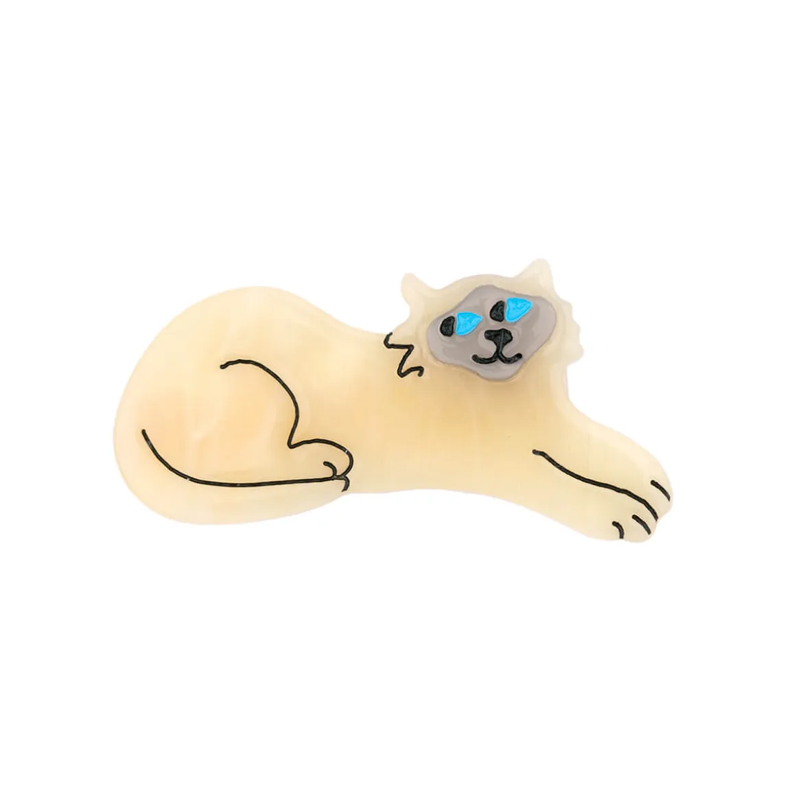 Siamese Cat Hair Clip by Coucou Suzette