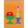 Siblings Greetings Card by Jon Burgerman for Evermade