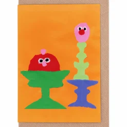 Siblings Greetings Card by Jon Burgerman for Evermade