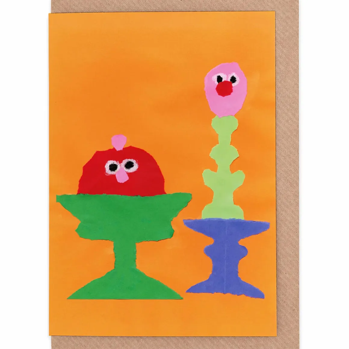 Siblings Greetings Card by Jon Burgerman for Evermade
