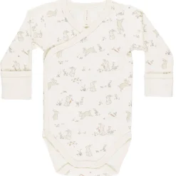 Side Snap Bodysuit in Bunnies by Quincy Mae