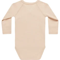 Side Snap Bodysuit in Shell by Quincy Mae - Last One In Stock - 3-6 Months