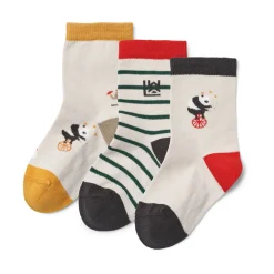 Silas Socks in Circus / Sandy Mix (3 Pack) by Liewood