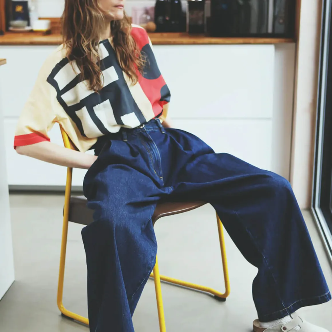 Silas Top in Collage Print Bold by L.F.Markey