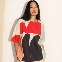 Silas Top in Collage Print Bright by L.F.Markey