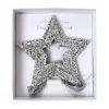 Silver Glitter Star Mini Garland by Meri Meri