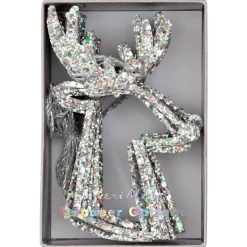 Silver Reindeer Mini Garland by Meri Meri