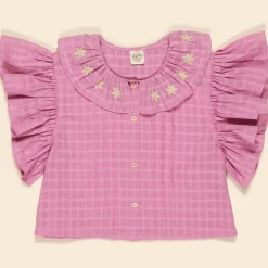 Silvie Blouse in Dahlia by Apolina - Last One In Stock - 2-3 Years