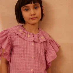 Silvie Blouse in Dahlia by Apolina - Last One In Stock - 2-3 Years