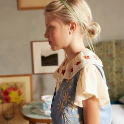 Silvie Blouse in Milk by Apolina