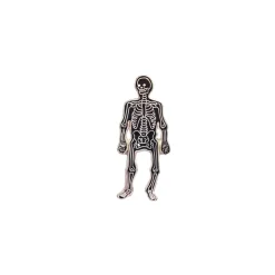 Skeleton Enamel Pin by Rosie Wonders